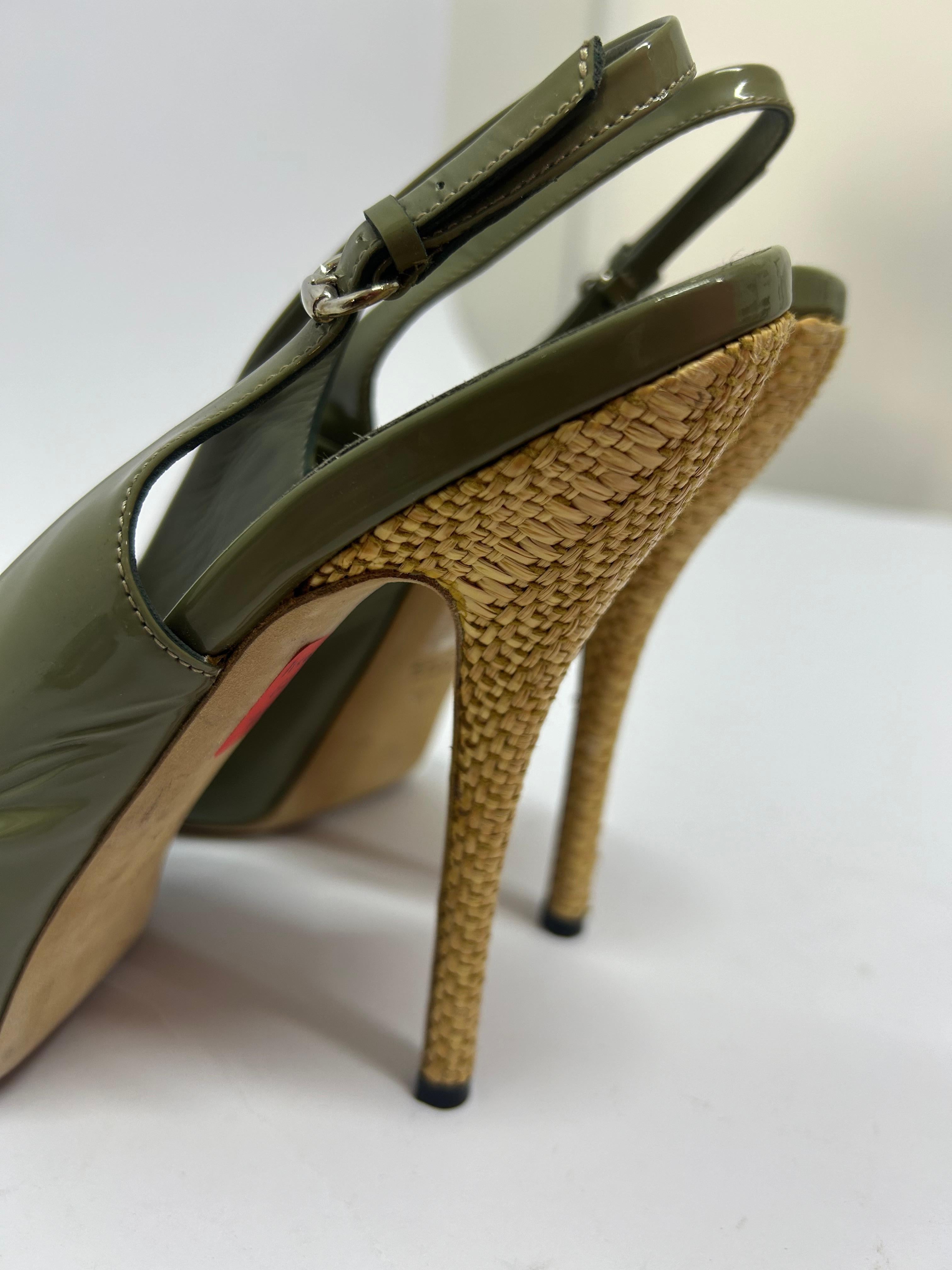 Gucci Sofia Slingback Sandals Size EU 37 3