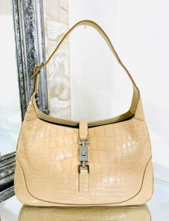 Gucci Soft Crocodile Skin Jackie Bag