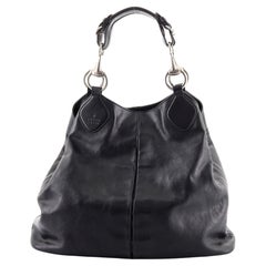 Gucci Soft Icon Horsebit Shoulder Bag Leather Large