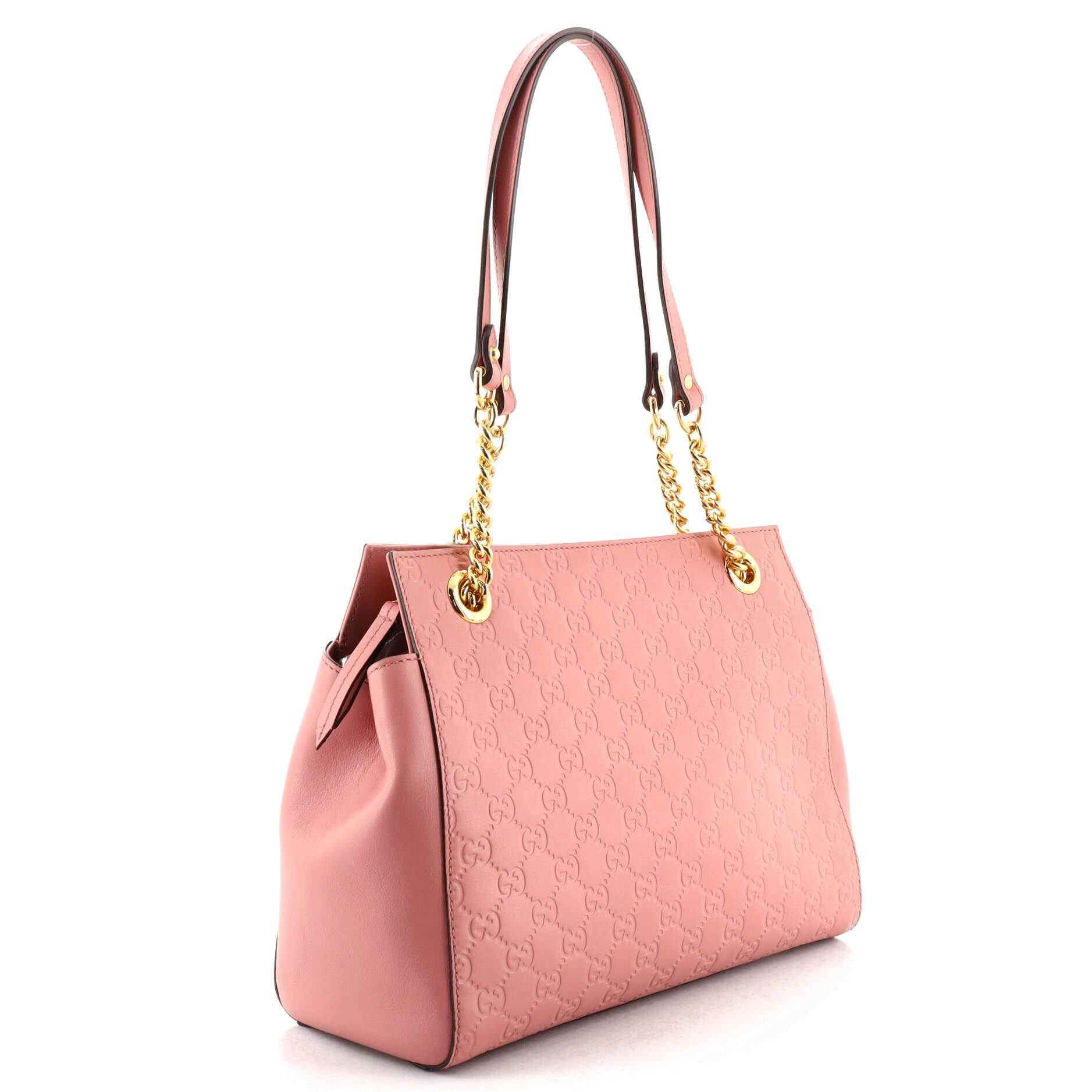 gucci pink quilted bag