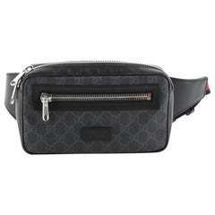 Gucci Soft Zip Belt Bag GG Coated Canvas Small