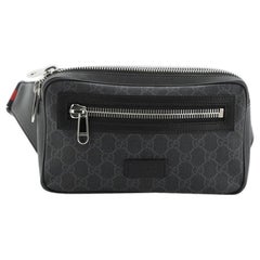 Gucci Soft Zip Belt Bag GG Coated Canvas Small