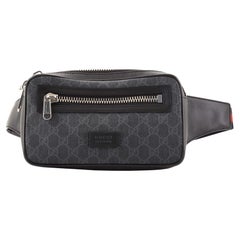 Gucci Soft Zip Belt Bag GG Coated Canvas Small