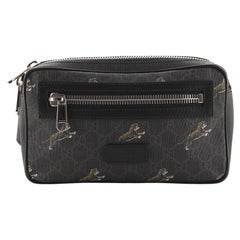 Gucci Soft Zip Belt Bag Printed GG Coated Canvas Small