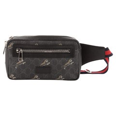 Gucci Soft Zip Belt Bag Printed GG Coated Canvas Small