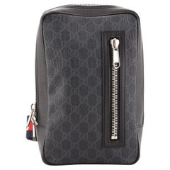 Gucci Soft Zip Sling Bag GG Coated Canvas Small