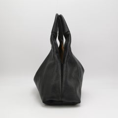 Gucci Softbit Maxi Shoulder Bag Black Calfskin Leather