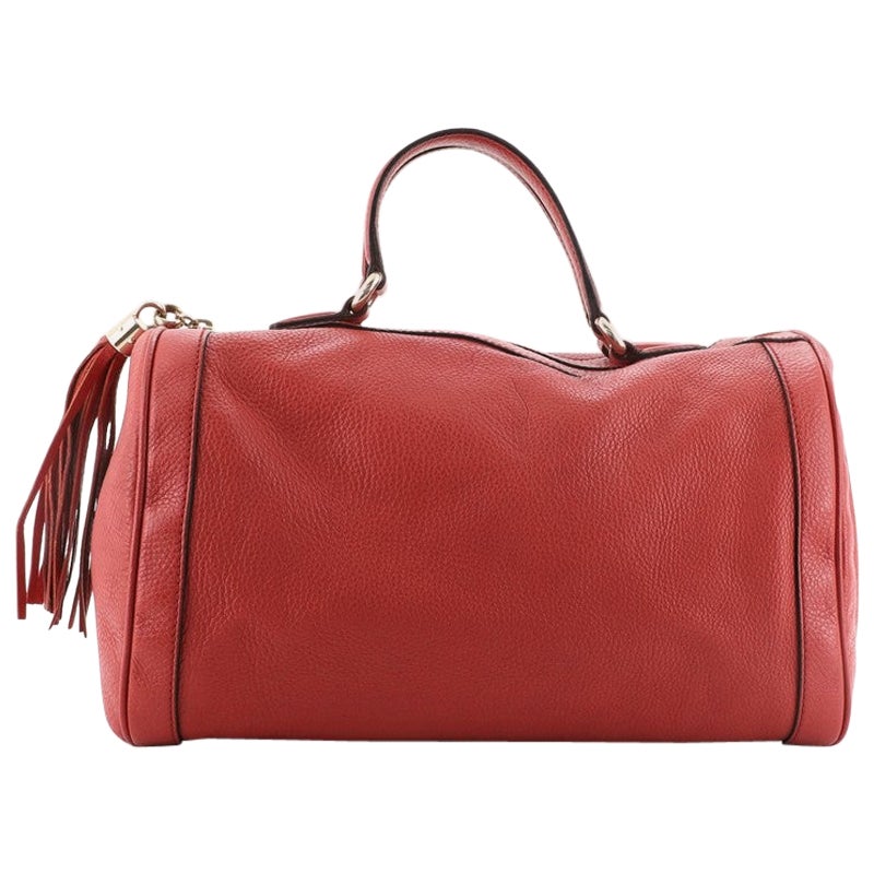 Gucci Soho Boston Bag Leather