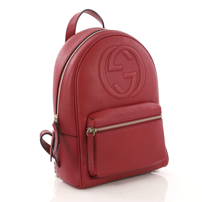 Gucci Soho Chain Backpack Leather at 1stDibs
