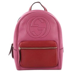 Gucci Soho Chain Backpack Leather