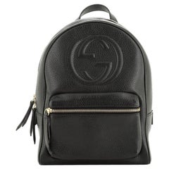 Gucci Soho Chain Backpack Leather 