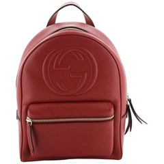 Gucci Soho Chain Backpack Leather