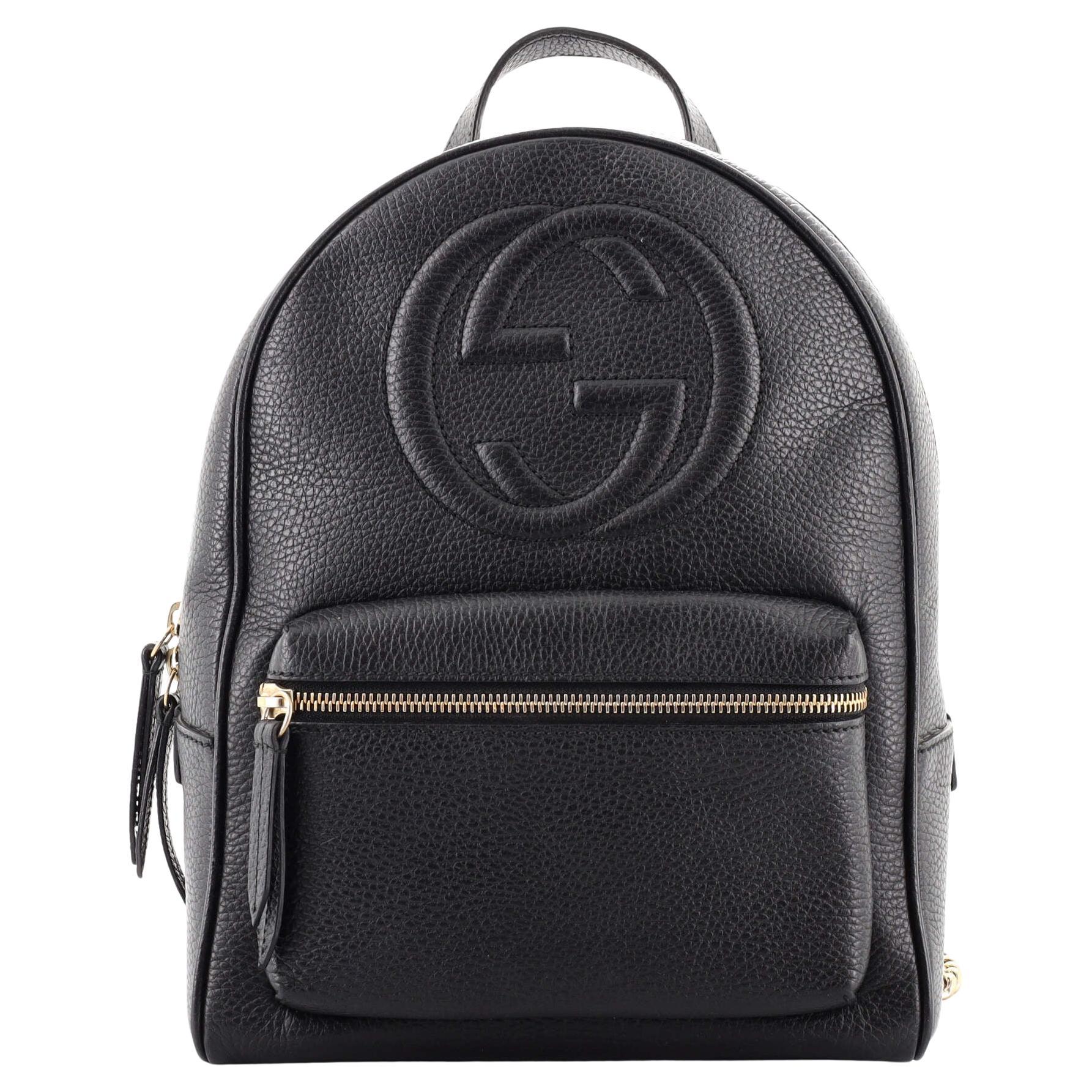 black gucci backpack mini