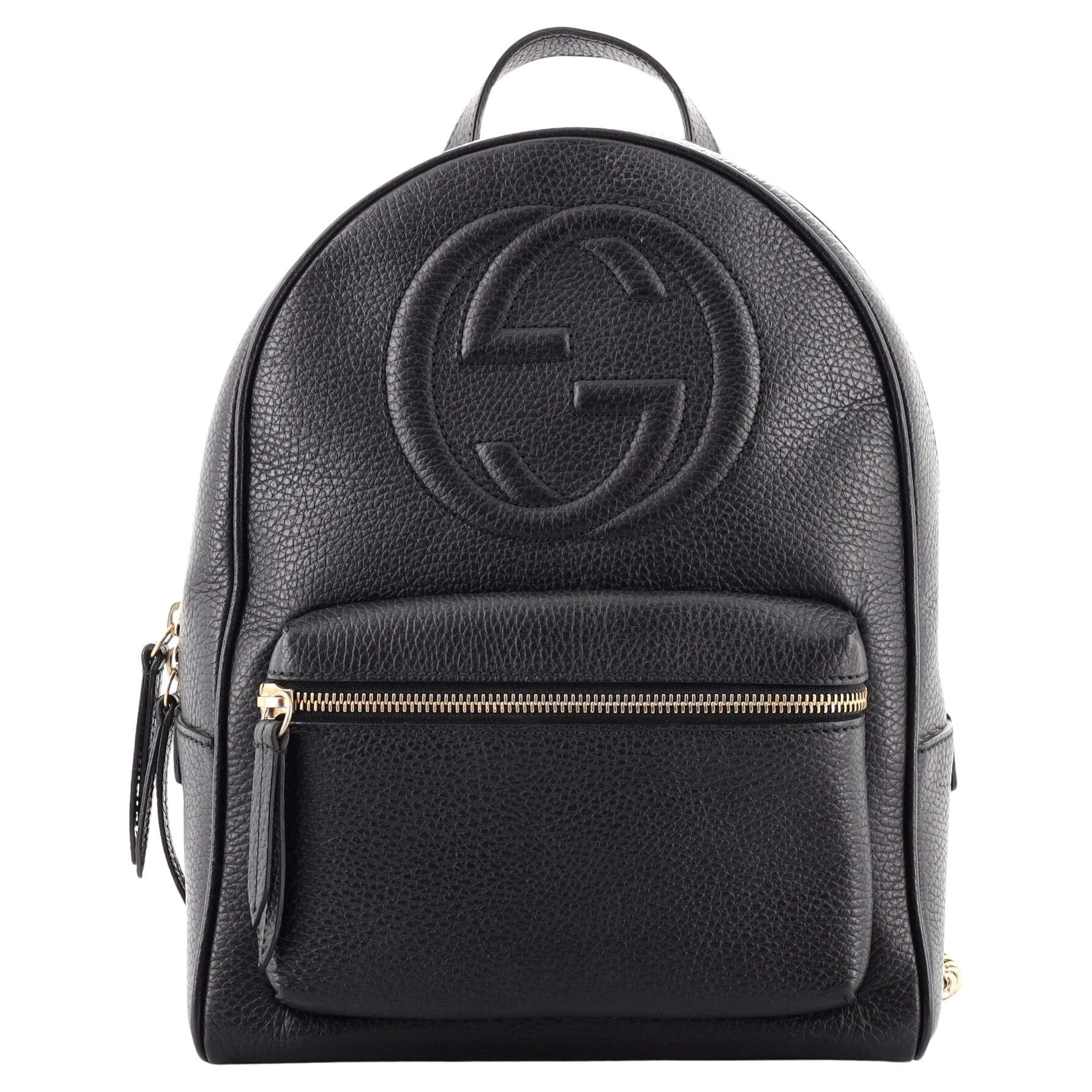 Gucci Soho Chain Backpack Leather at 1stDibs