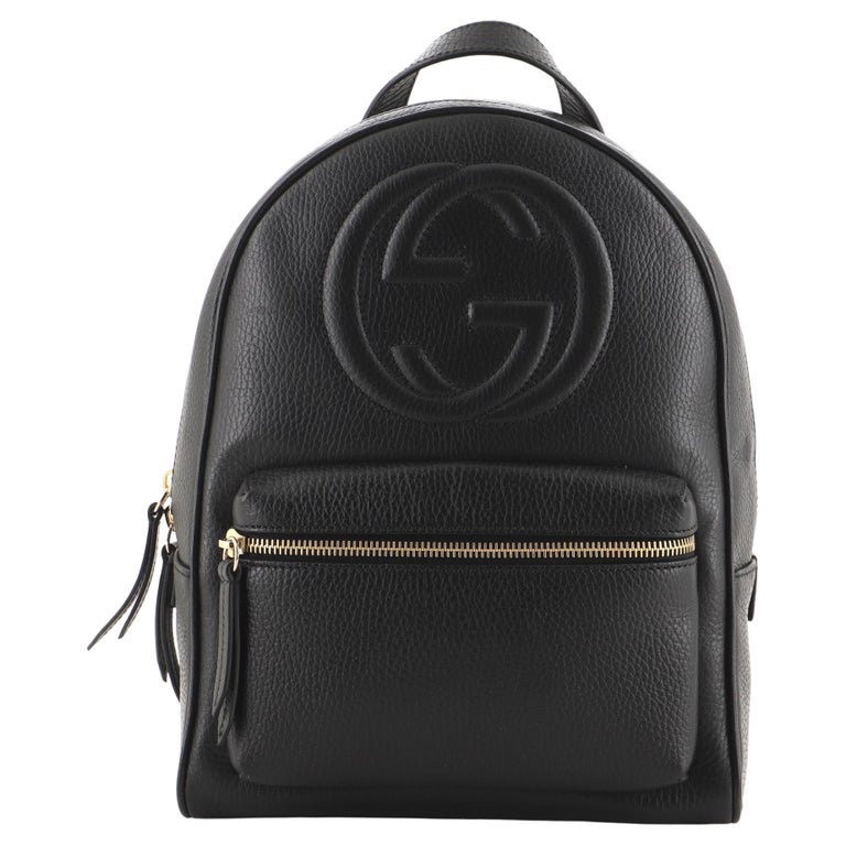 Gucci Soho Chain Backpack Leather For Sale at 1stDibs