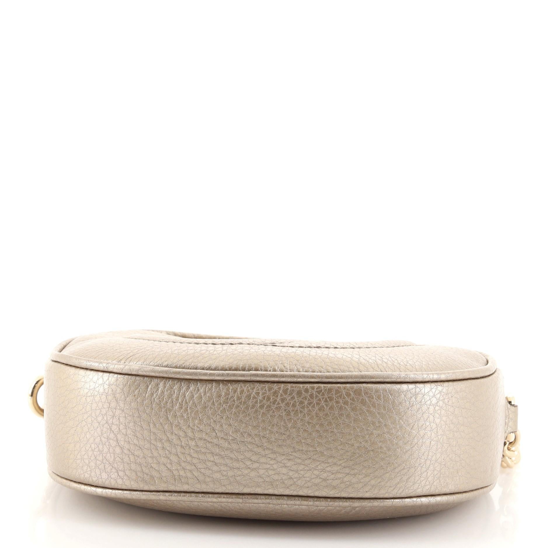 gucci soho gold chain bag