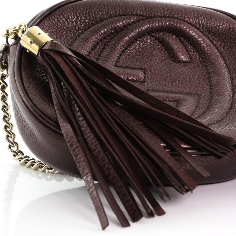 Gucci Soho Chain Bag Leather Mini 2