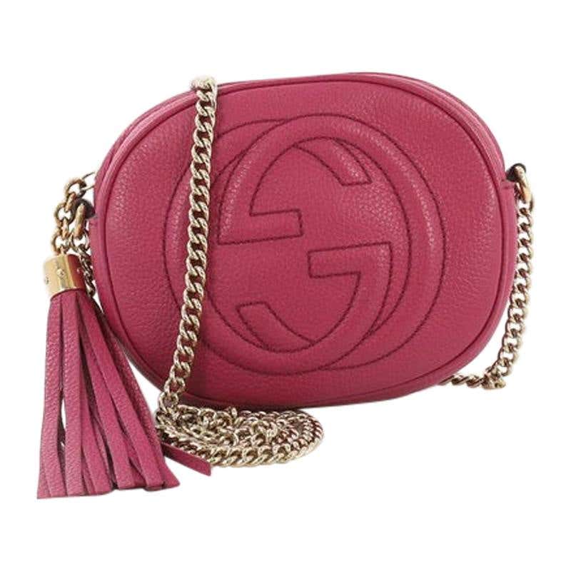 Gucci Soho Chain Bag Leather Mini at 1stDibs