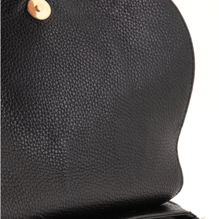 Gucci Soho Chain Crossbody Bag Leather Medium at 1stDibs