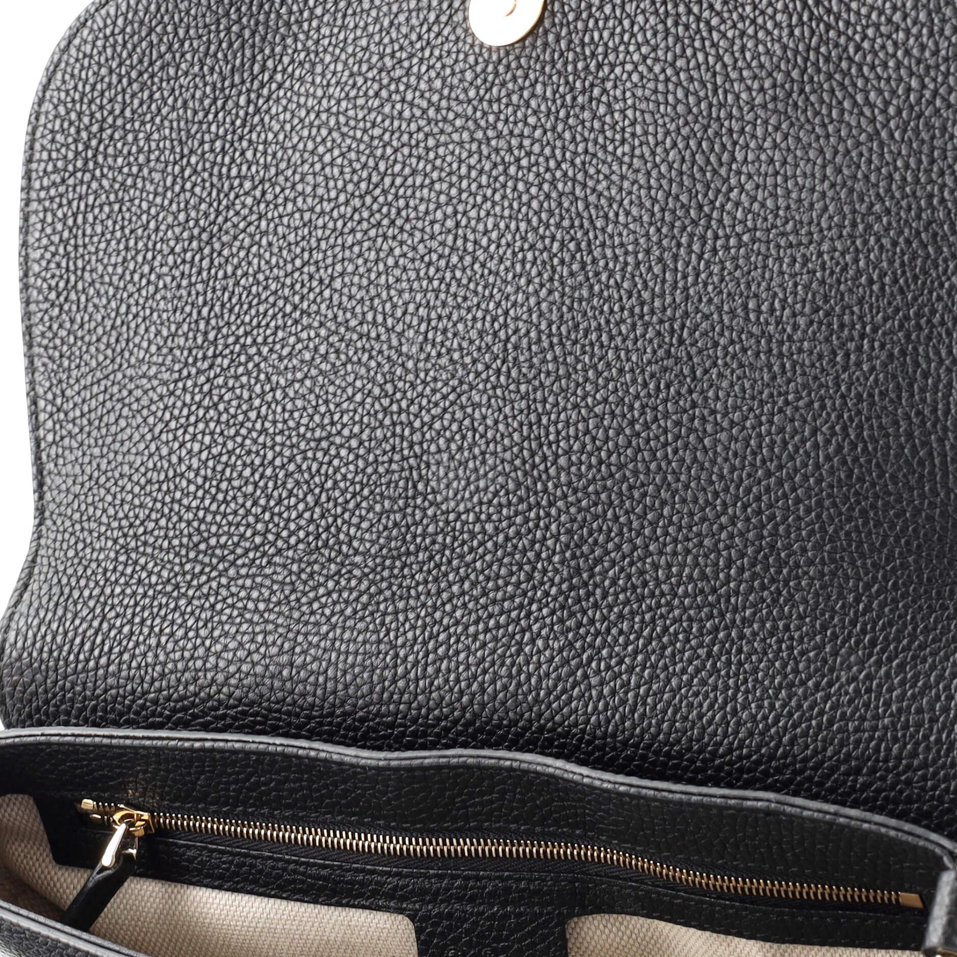 Gucci Soho Chain Crossbody Bag Leather Medium at 1stDibs