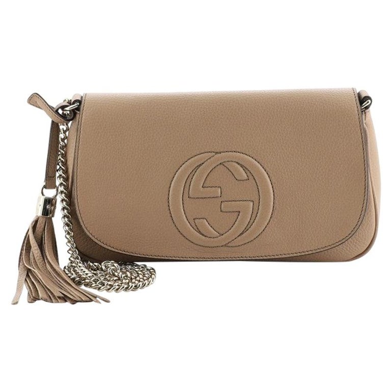 Gucci Soho Chain Crossbody Bag Leather Medium at 1stDibs gucci soho