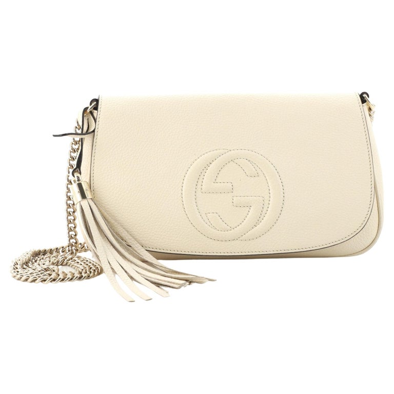 Gucci Soho Chain Crossbody Bag Leather Medium at 1stDibs