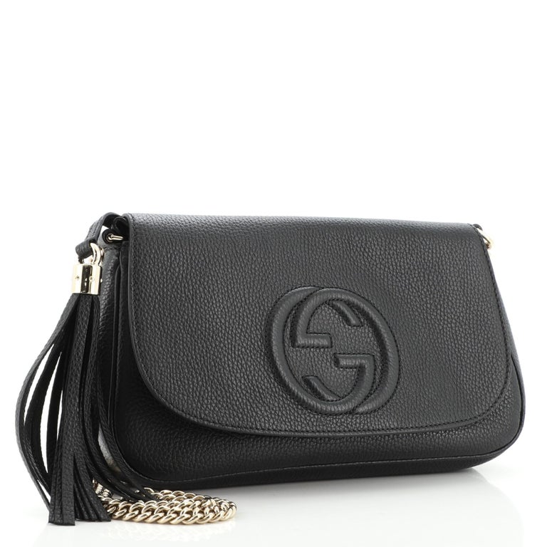 Gucci Soho Chain Crossbody Bag (Outlet) Leather Medium at 1stDibs | gucci  bags outlet, gucci crossbody bag outlet