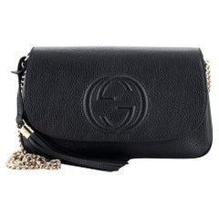 Gucci Soho Kette Umhängetasche (Outlet) Leder Medium