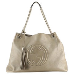 Gucci Soho Chain Strap Shoulder Bag Leather Large