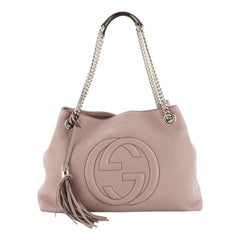 Gucci Soho Chain Strap Shoulder Bag Leather Large 