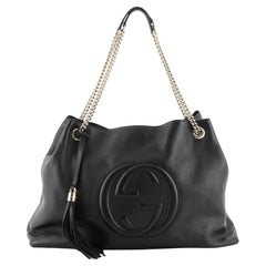 Gucci Soho Chain Strap Shoulder Bag Leather Large
