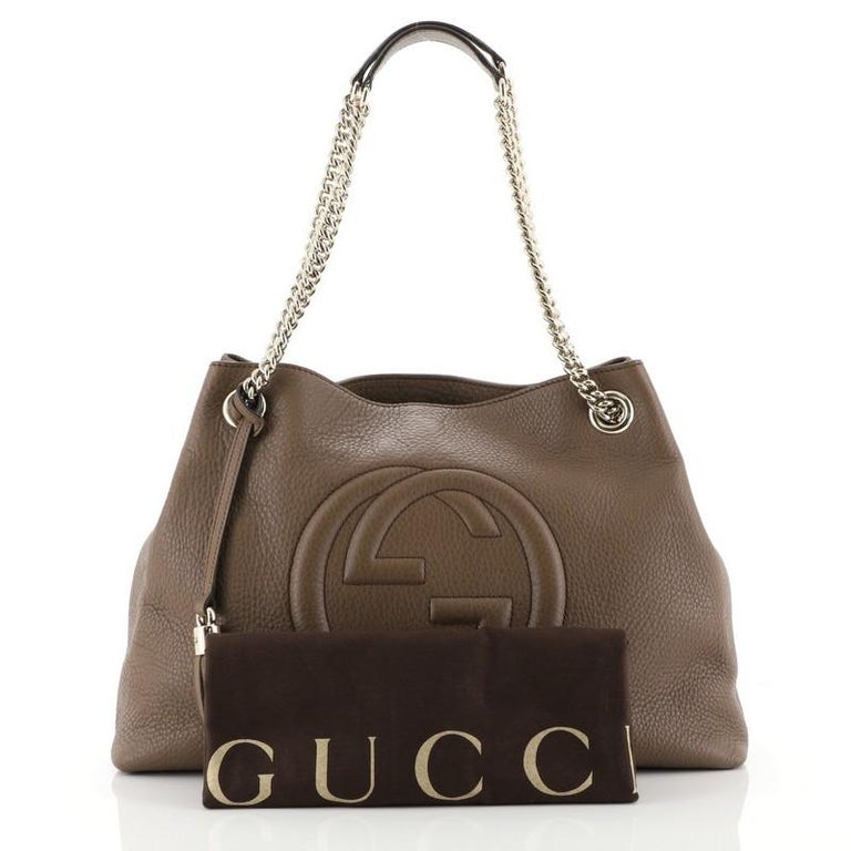 Gucci Soho Chain Strap Shoulder Bag Leather Medium