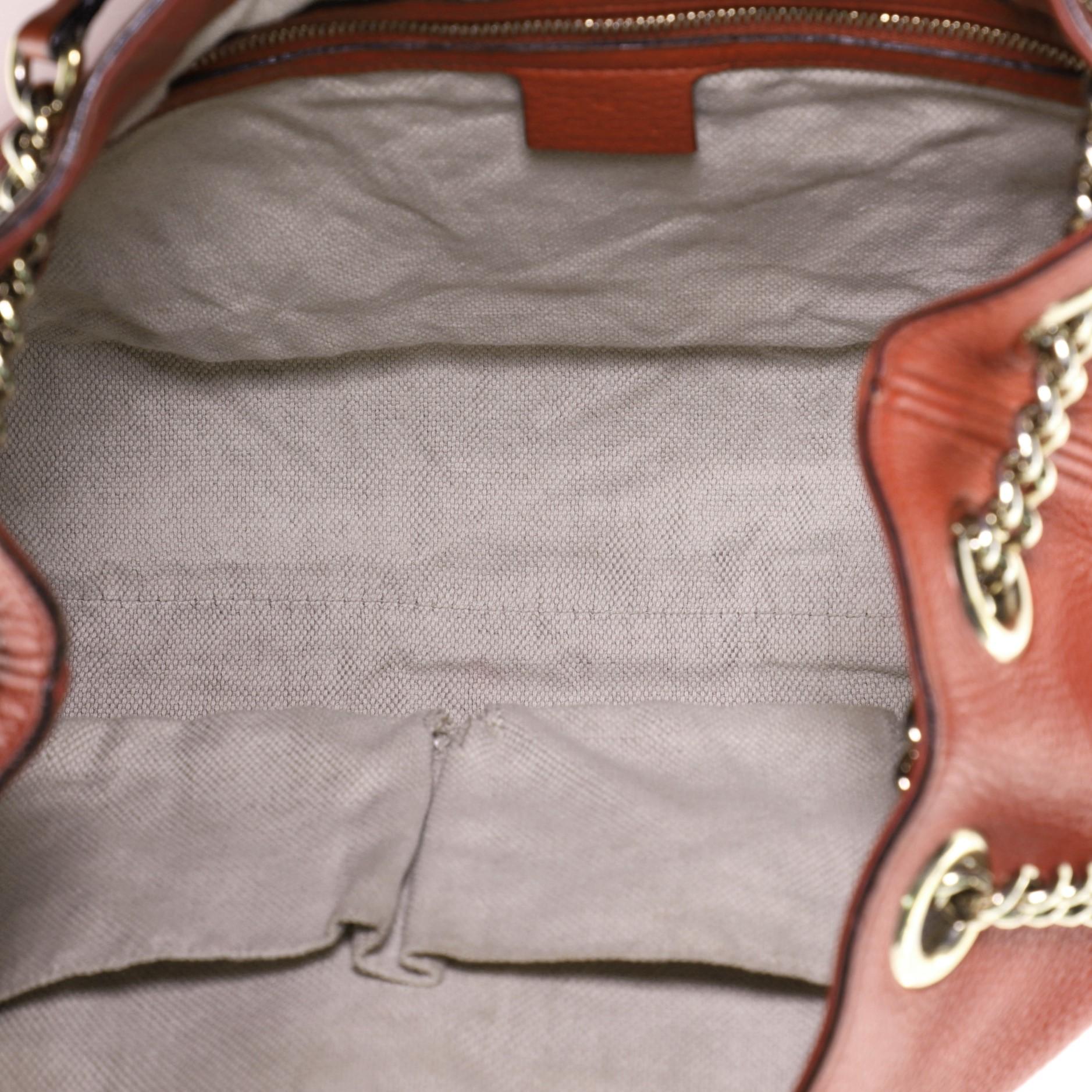 Women's or Men's Gucci Soho Chain Strap Shoulder Bag Leather Medium