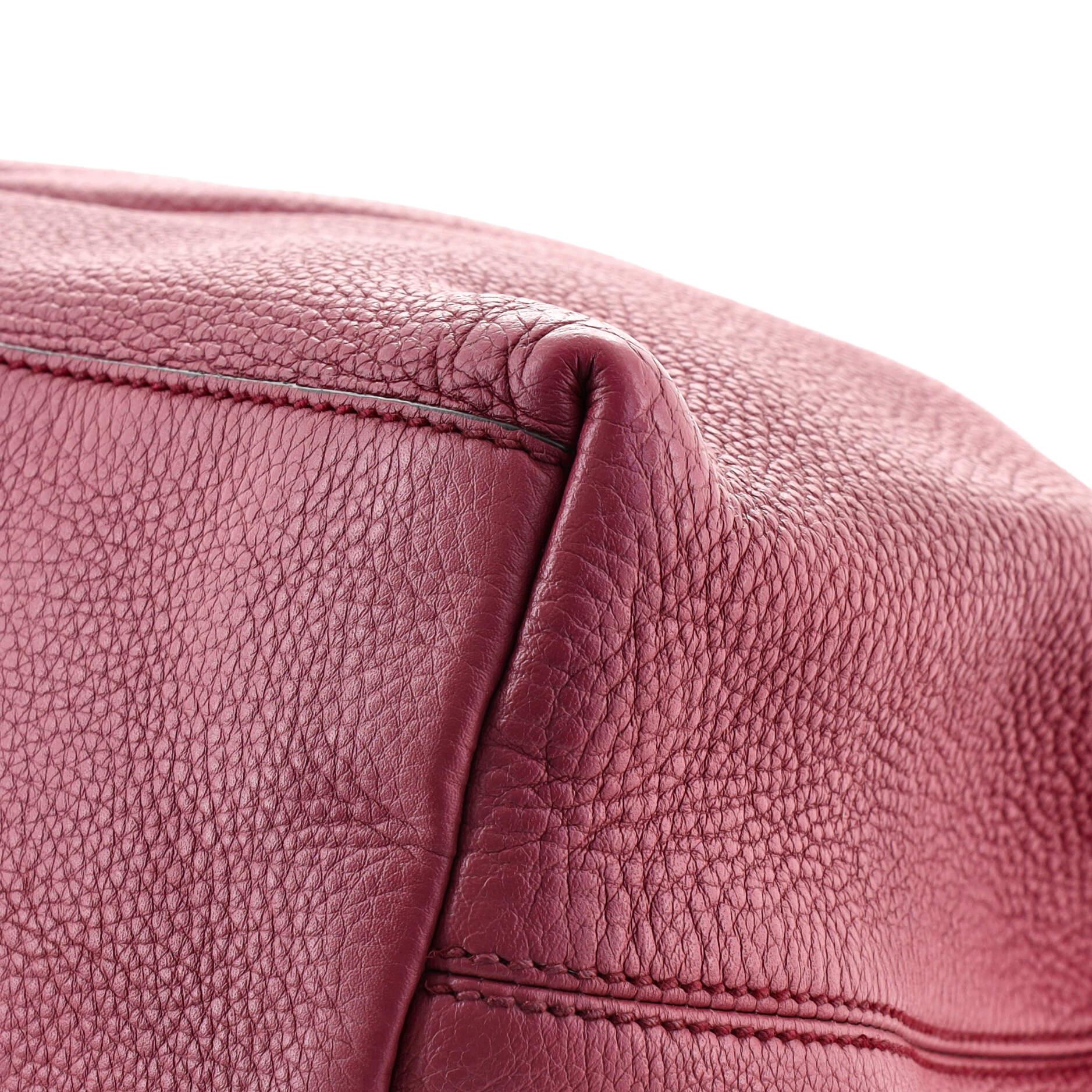 Pink Gucci Soho Chain Strap Shoulder Bag Leather Medium