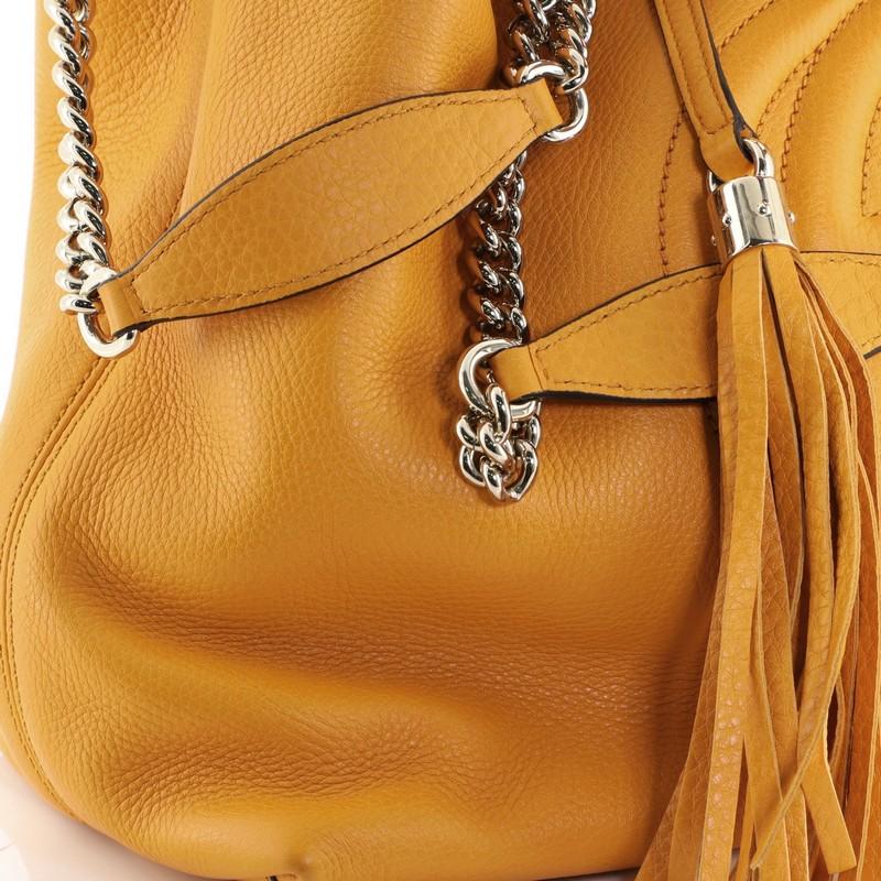 Gucci Soho Chain Strap Shoulder Bag Leather Medium 2