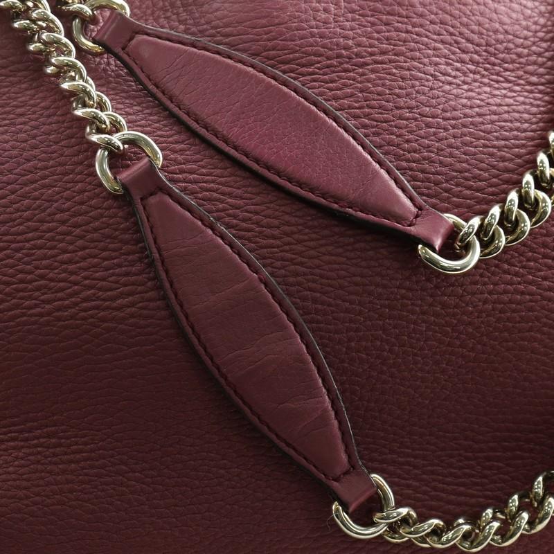 Gucci Soho Chain Strap Shoulder Bag Leather Medium  2