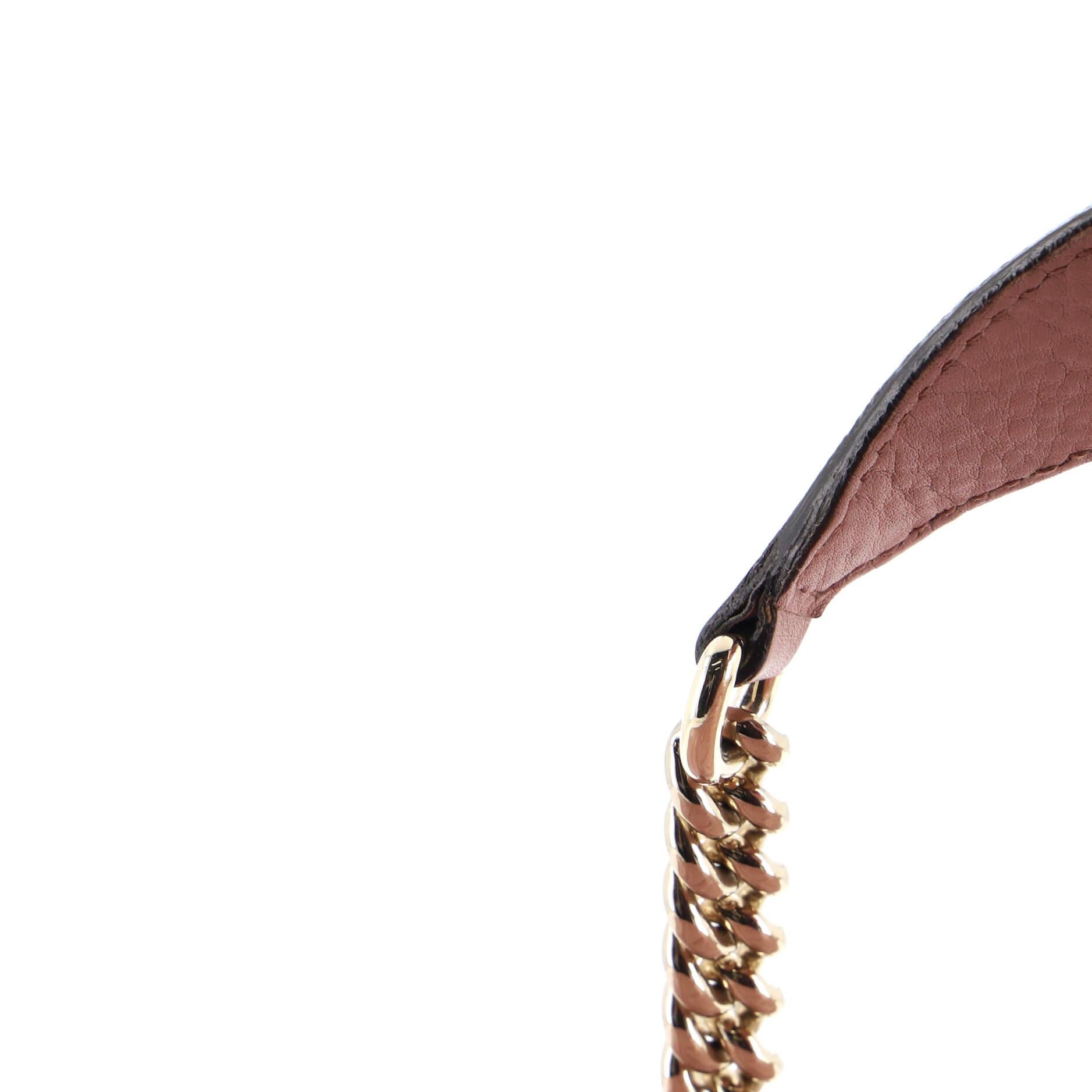 Gucci Soho Chain Strap Shoulder Bag Leather Medium For Sale 3