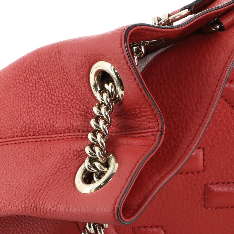 Gucci Soho Chain Strap Shoulder Bag Leather Medium 3