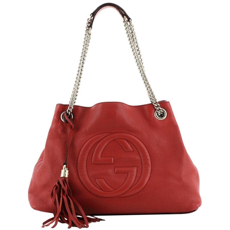 Gucci Soho Chain Strap Shoulder Bag Leather Medium