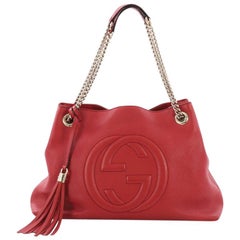 Gucci Soho Chain Strap Shoulder Bag Leather Medium Gucci Soho Chain Strap Shoulder Bag Leather Medium