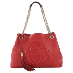 Gucci Soho Chain Strap Shoulder Bag Leather Medium