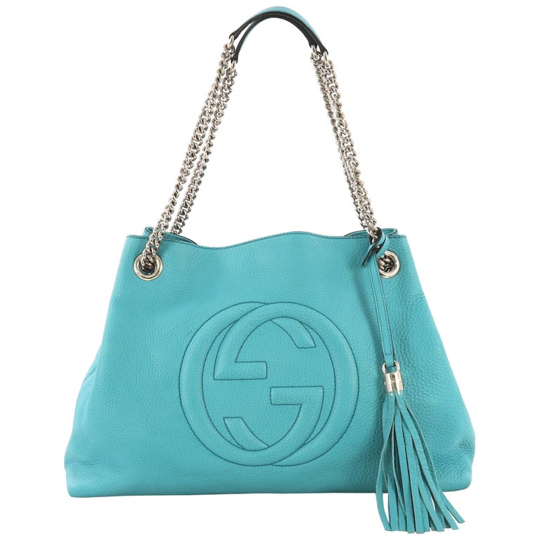 Gucci Soho Chain Strap Shoulder Bag Leather Medium at 1stDibs