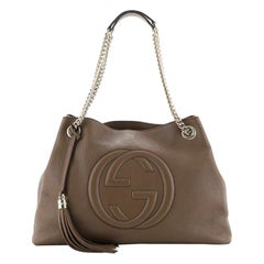 Gucci Soho Chain Strap Shoulder Bag Leather Medium
