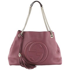 Gucci Soho Chain Strap Shoulder Bag Leather Medium Gucci Soho Chain Strap Shoulder Bag Leather Medium
