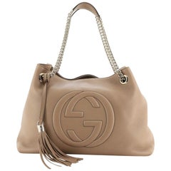 Gucci Soho Chain Strap Shoulder Bag Leather Medium