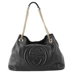 Gucci Soho Chain Strap Shoulder Bag Leather Medium