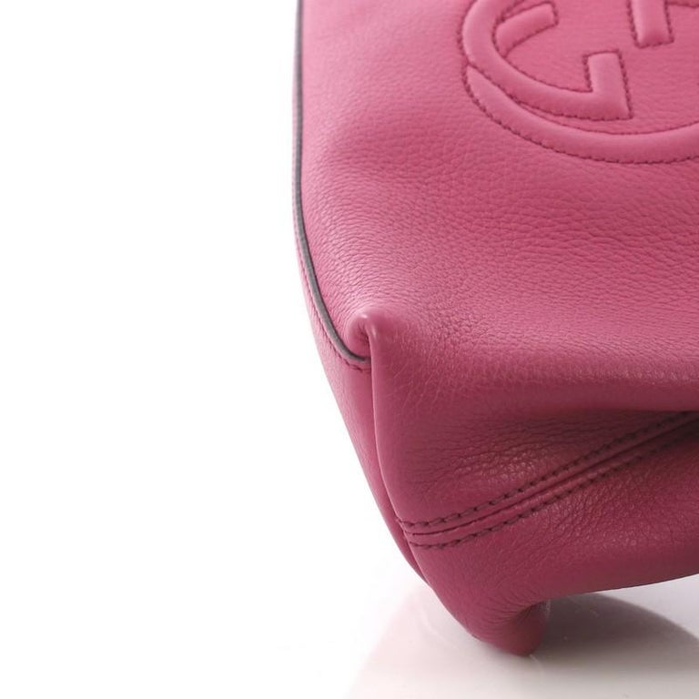 gucci bag strap for sale Gucci Soho Chain Strap Shoulder Bag Leather Mini For Sale at 1stdibs