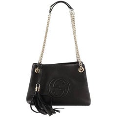 Gucci Soho Chain Strap Shoulder Bag Leather Mini Gucci Soho Chain Strap Shoulder Bag Leather Mini