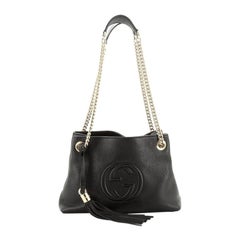 Gucci Soho Chain Strap Shoulder Bag Leather Mini