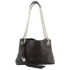 Gucci Soho Chain Strap Shoulder Bag Leather Mini